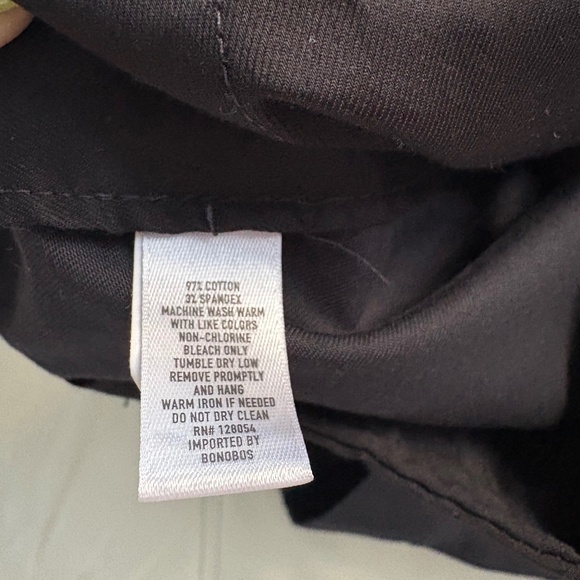 Bonobos Weekday Warrior Dress Pants Tuesday Black Men’s Size 33 / 32 NWT - Picture 10 of 11